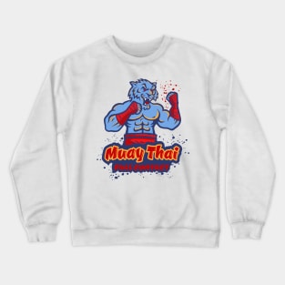 Tiger fighter of Muay Thai Crewneck Sweatshirt